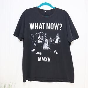 Kevin Hart What Now? Tour 2015 Black Graphic T-Shirt Concert Tee XL